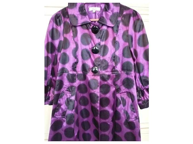 Stella Mc Cartney Stella Trench Light Hype Pastilles TM Negro Púrpura - vista 15