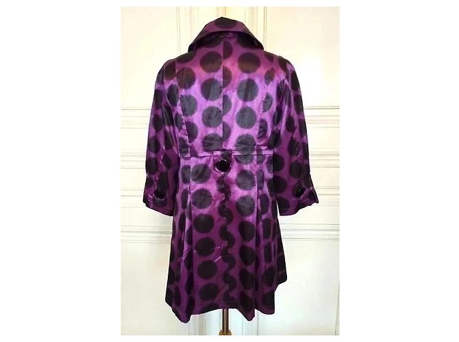Stella Mc Cartney Stella Trench Light Hype Pastilles TM Negro Púrpura - vista 16