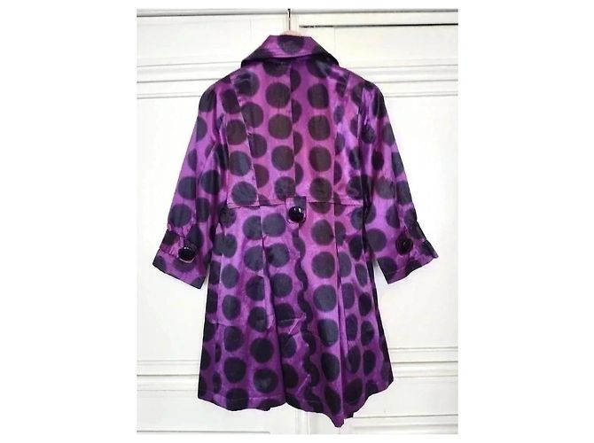 Stella Mc Cartney Stella Trench Light Hype Pastilles TM Negro Púrpura - vista 3