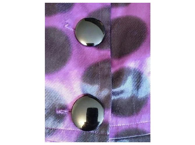 Stella Mc Cartney Stella Trench Light Hype Pastilles TM Negro Púrpura - vista 7