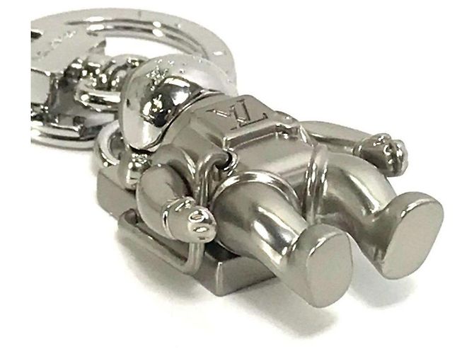 Portachiavi Louis Vuitton Astronauta in metallo Argento - vista 6