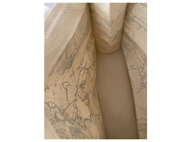 Christian Dior Beauté Borsa Tote Toile de Jouy Marrone Blu Multicolore Beige - vista 5