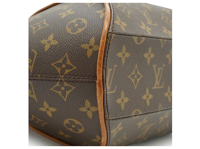 Louis Vuitton Vintage Monogram Canvas Ellipse MM Handtasche Satchel Bag Braun - Ansicht 4