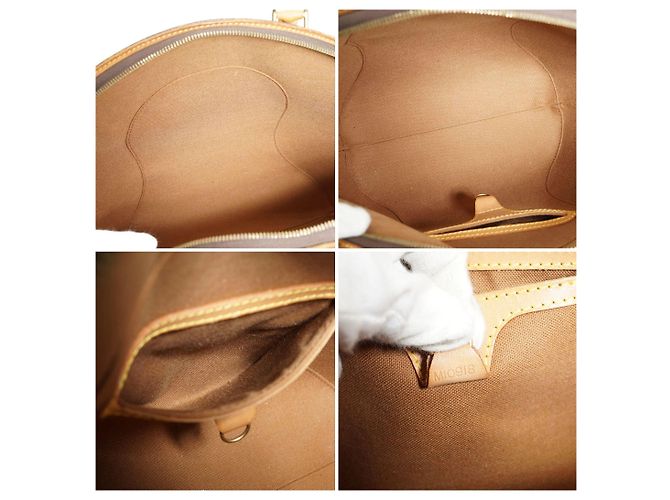 Louis Vuitton Vintage Monogram Canvas Ellipse MM Handtasche Satchel Bag Braun - Ansicht 6