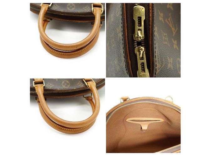 Louis Vuitton Vintage Monogram Canvas Ellipse MM Handtasche Satchel Bag Braun - Ansicht 7