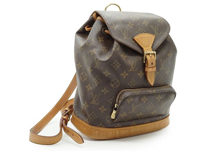 Louis Vuitton Vintage Monogram Canvas Montsouris MM Rucksack Braun - Ansicht 2