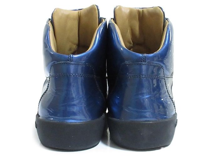 Bally EROY High Cut Sneaker aus Lackleder Blau - Ansicht 6