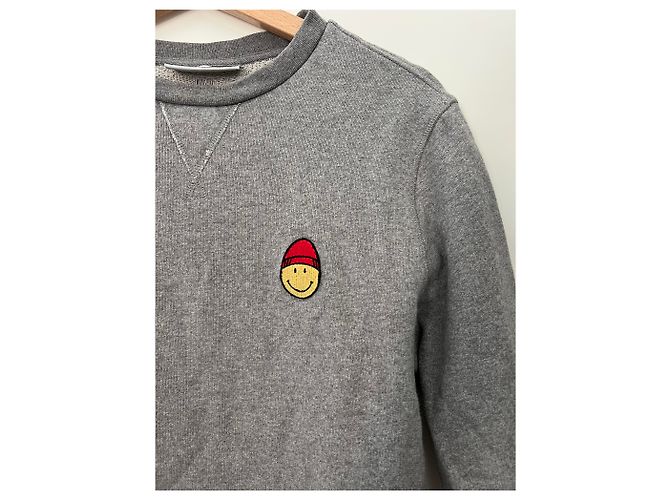 AMI Paris x Smiley World men's sweatshirt grey – Size S - view 2