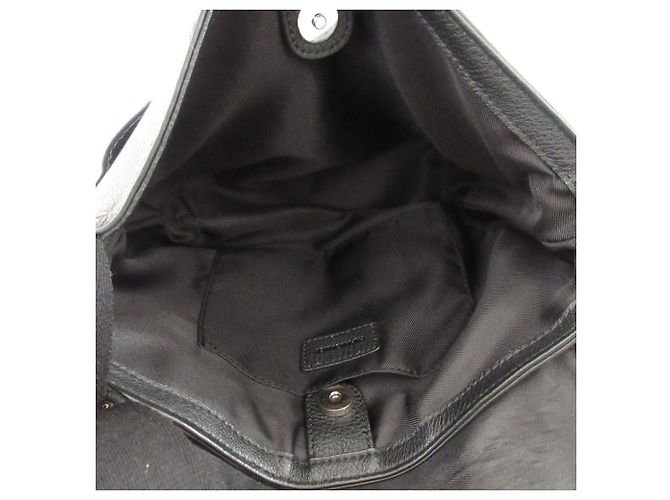 Autre Marque Bolso de hombro de cuero PAPILLONNER Negro - vista 10