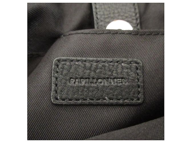 Autre Marque Bolso de hombro de cuero PAPILLONNER Negro - vista 11