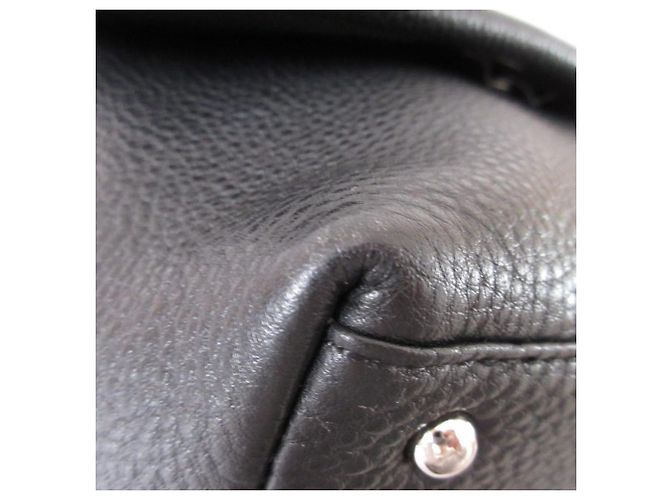 Autre Marque Bolso de hombro de cuero PAPILLONNER Negro - vista 12