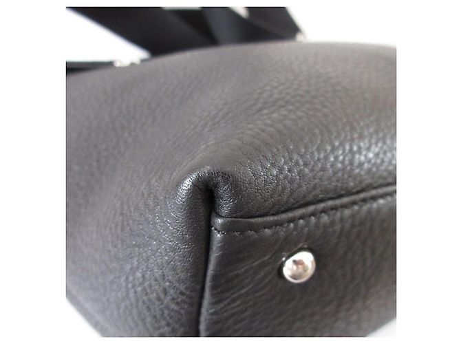 Autre Marque Bolso de hombro de cuero PAPILLONNER Negro - vista 13