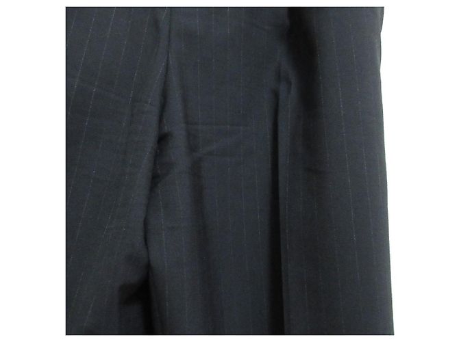 Autre Marque cygne Suspender Wide Trousers Blu Blu navy - vista 10
