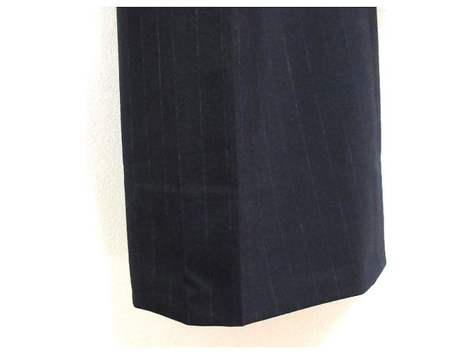 Autre Marque cygne Suspender Wide Trousers Blu Blu navy - vista 6