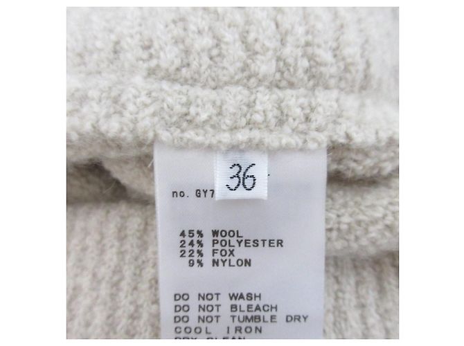 Autre Marque Gonna MUSE de Deuxieme Classe BLEND FOX BOUCLE Beige - vista 10
