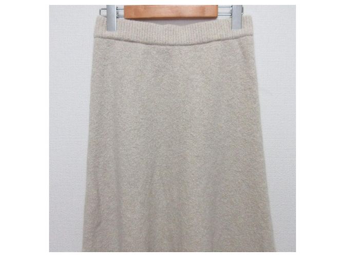 Autre Marque Gonna MUSE de Deuxieme Classe BLEND FOX BOUCLE Beige - vista 3
