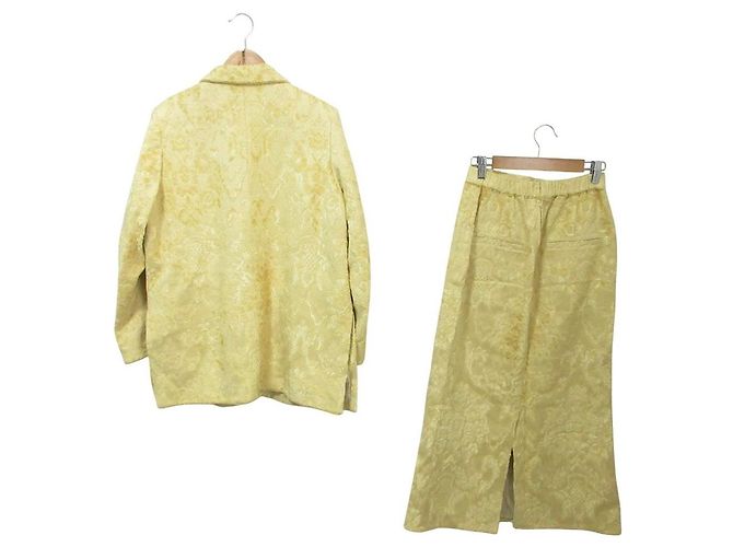 Autre Marque AMERI Jacquard-Set Gelb - Ansicht 2