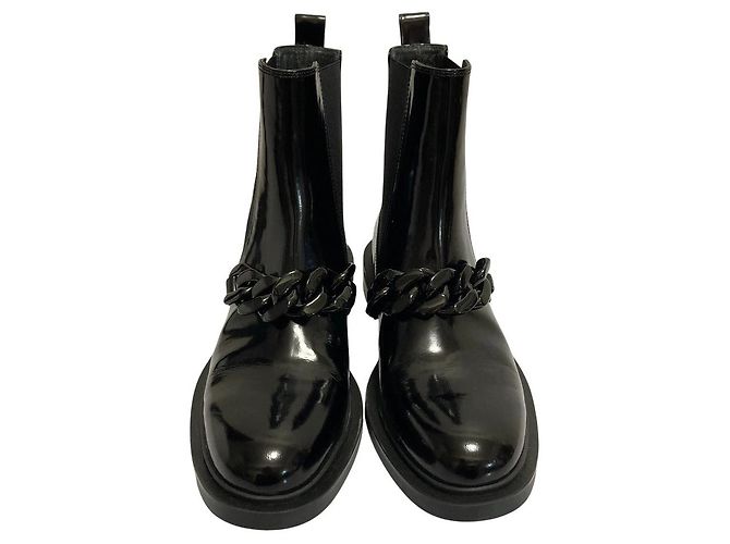 Autre Marque STACCATO Classic Chain Chelsea Stiefeletten Schwarz - Ansicht 2