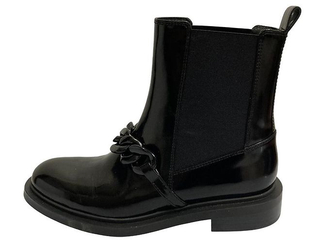 Autre Marque STACCATO Classic Chain Chelsea Stiefeletten Schwarz - Ansicht 3
