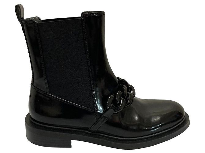 Autre Marque STACCATO Classic Chain Chelsea Stiefeletten Schwarz - Ansicht 5