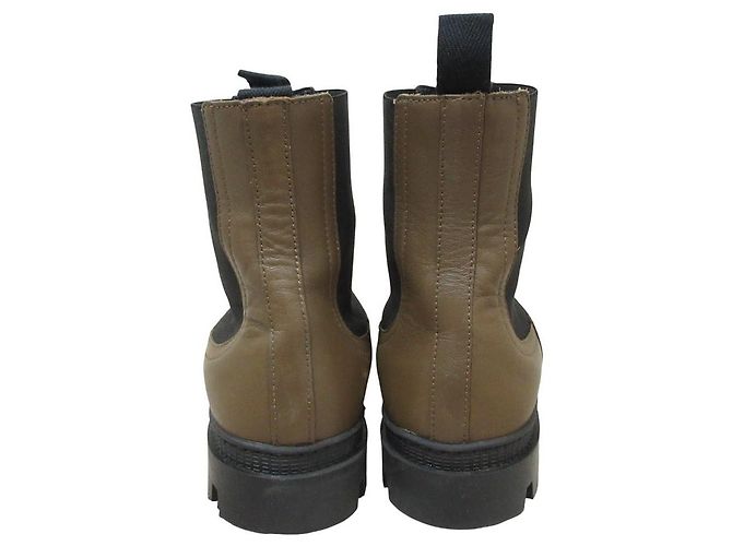 Botines Chelsea de piel Loewe Verde - vista 3