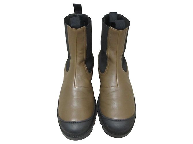 Botines Chelsea de piel Loewe Verde - vista 5