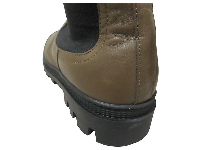 Botines Chelsea de piel Loewe Verde - vista 9