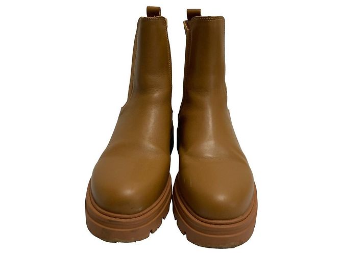Autre Marque REMME Chelsea Boots aus Leder Braun - Ansicht 2
