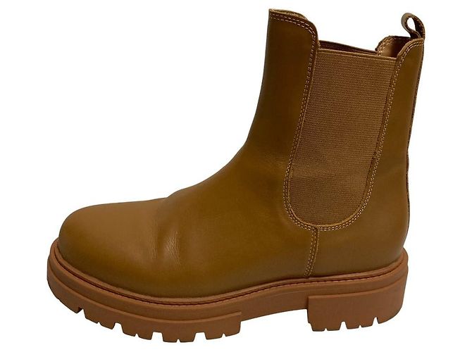 Autre Marque REMME Chelsea Boots aus Leder Braun - Ansicht 3