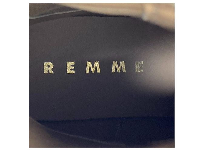 Autre Marque REMME Chelsea Boots aus Leder Braun - Ansicht 8