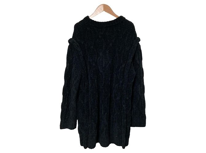 Autre Marque Maglione a trecce AEWEN MATOPH Nero - vista 2