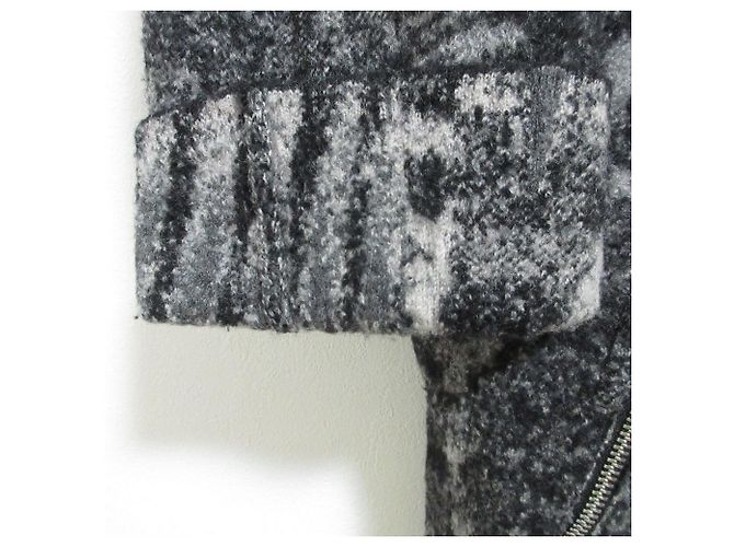 Autre Marque Abrigo Riders de cuero DIESEL Castaño Negro - vista 11