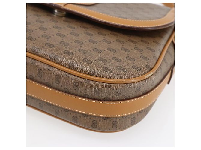 Borsa Gucci Micro GG Supreme Web Sherry Line in PVC beige 001 115 0914 Autentica BA7111 - vista 9