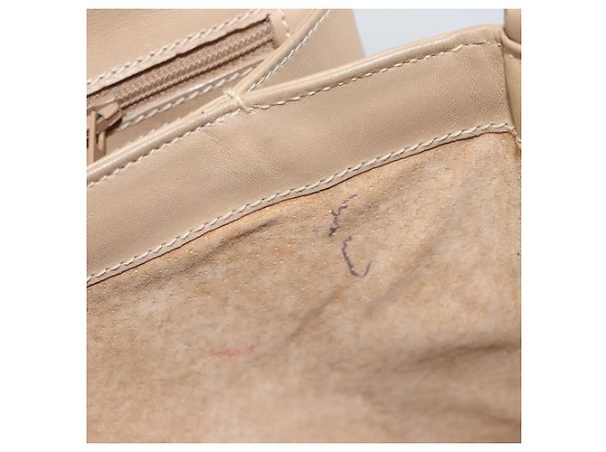 Borsa a tracolla GUCCI in pelle beige e oro, autentica, codice articolo ep11343. - vista 16