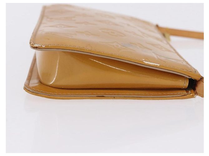 LOUIS VUITTON Monogram Vernis Lexington Pouch Beige M91010 LV - vista 5