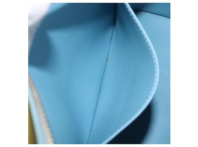 LOUIS VUITTON Monogram Vernis Houston Hand Bag Baby Blue M91005 LV - vue 22
