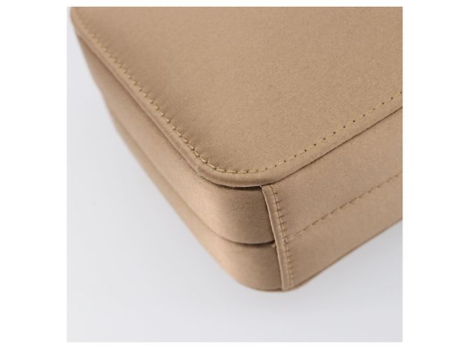 LOEWE Bolso de hombro con cadena Satin Beige Gold - vista 15