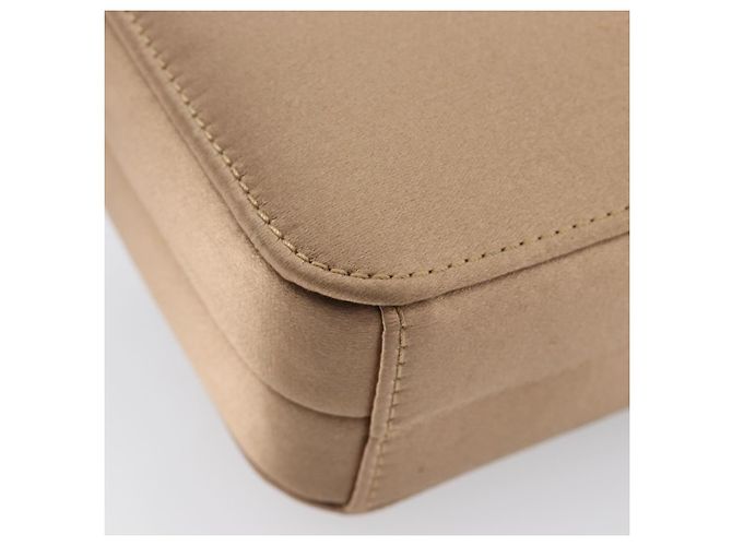 LOEWE Bolso de hombro con cadena Satin Beige Gold - vista 17