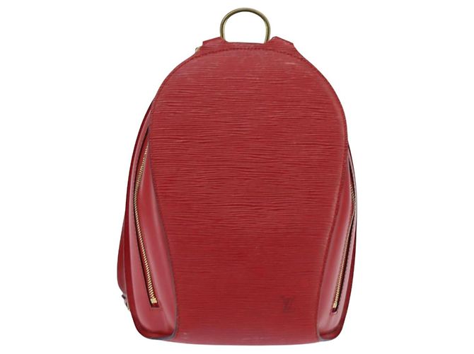 LOUIS VUITTON Epi Mabillon Rucksack Rosso Castigliano M52237 LV Authentisch ep11374 - Ansicht 13