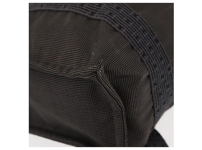 Hermès Hermes Her Line Rucksack aus silbergrauem Canvas, authentisch 145996 - Ansicht 10