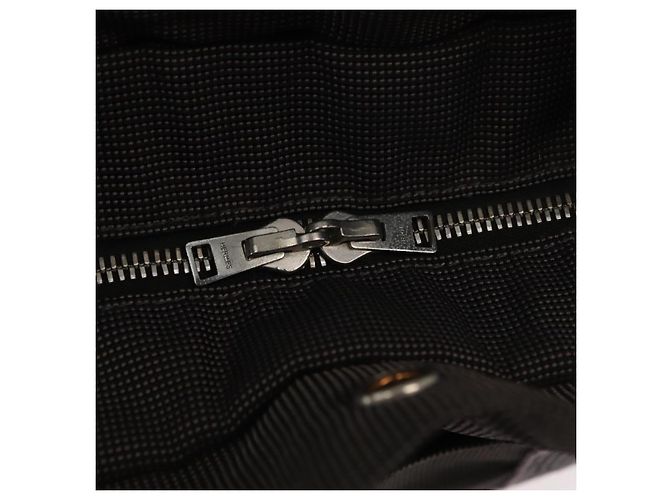 Hermès Hermes Her Line Rucksack aus silbergrauem Canvas, authentisch 145996 - Ansicht 11