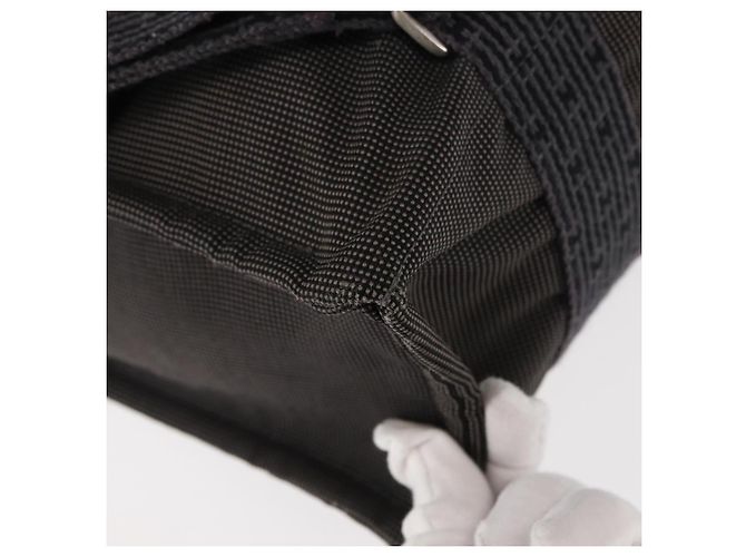 Hermès Hermes Her Line Rucksack aus silbergrauem Canvas, authentisch 145996 - Ansicht 16