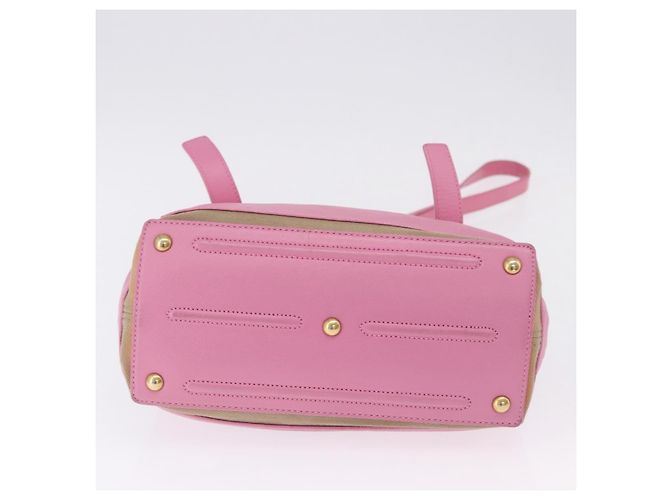 Autre Marque SAINT LAURENT Muse Two Hand Bag Leather 2way Pink Gold 289278 - vista 11