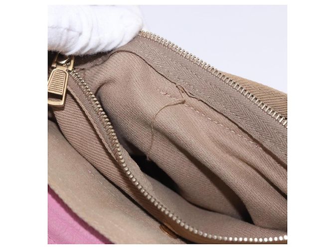 Autre Marque SAINT LAURENT Muse Two Hand Bag Leather 2way Pink Gold 289278 - vista 27