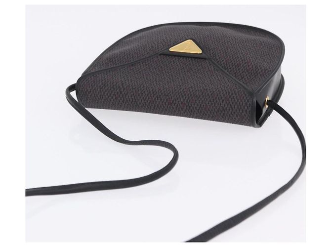 Autre Marque SAINT LAURENT Shoulder Bag Canvas Purple Gold Tone - vista 6
