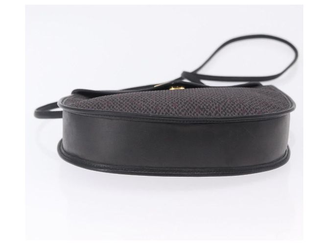 Autre Marque SAINT LAURENT Shoulder Bag Canvas Purple Gold Tone - vista 9