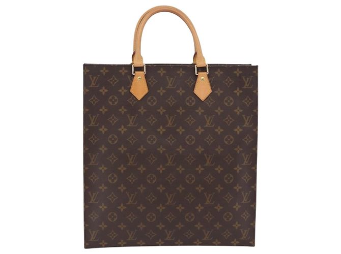 LOUIS VUITTON Monogram Sac Plat Hand Bag M51140 LV - vista 2