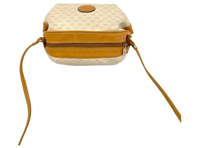 GUCCI Vintage Micro GG Schultertasche/Pouch aus Leder - Ansicht 4