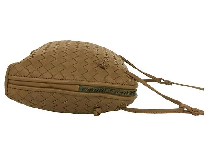 Borsa a tracolla Bottega Veneta in pelle Intrecciato Marrone - vista 6