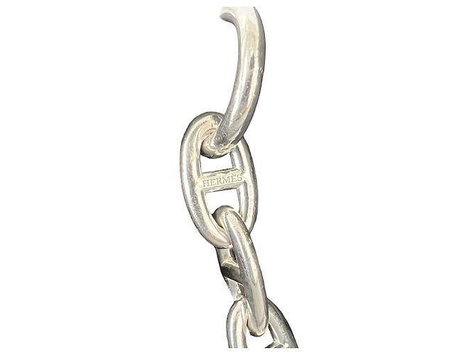 Hermès HERMES Chaine d'Ancre Bracciale con Charms in Argento 13-Link - vista 3